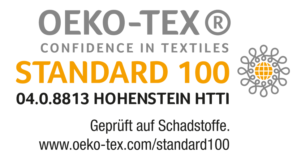 STANDARD 100 by Oeko-Tex 04-0-8813 de